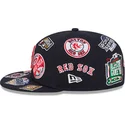 petten-plat-marineblauw-fitted-59fifty-all-over-van-boston-red-sox-mlb-van-new-era