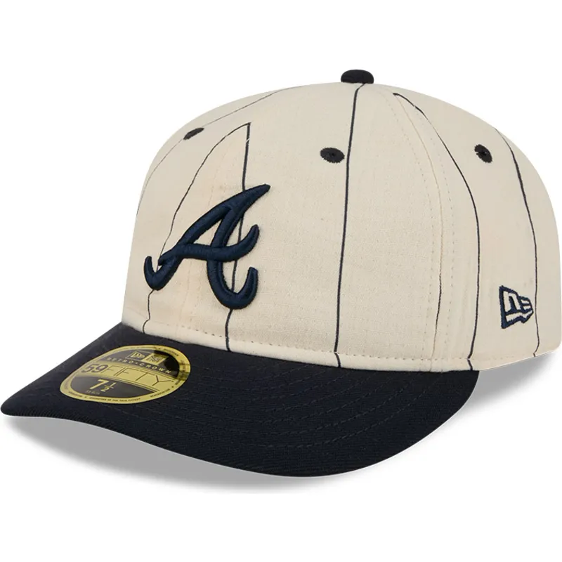 petten-gebogen-beige-fitted-59fifty-retro-crown-linen-van-atlanta-braves-mlb-van-new-era