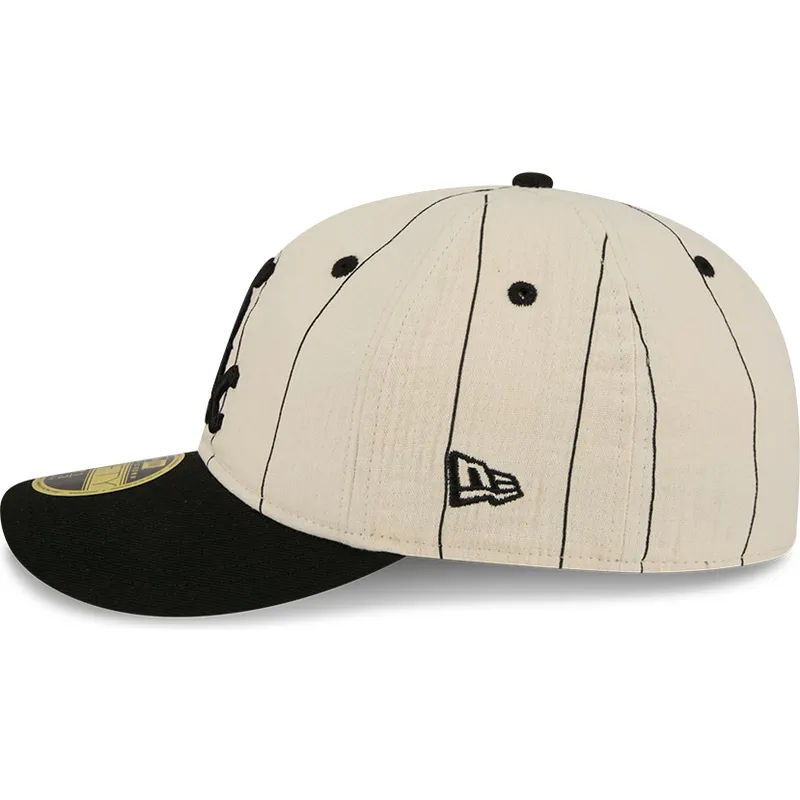 petten-plat-beige-fitted-59fifty-retro-crown-linen-van-chicago-white-sox-mlb-van-new-era