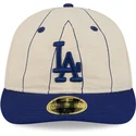 petten-gebogen-beige-fitted-59fifty-retro-crown-linen-van-los-angeles-dodgers-mlb-van-new-era