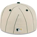 petten-gebogen-beige-fitted-59fifty-retro-crown-linen-van-oakland-athletics-mlb-van-new-era