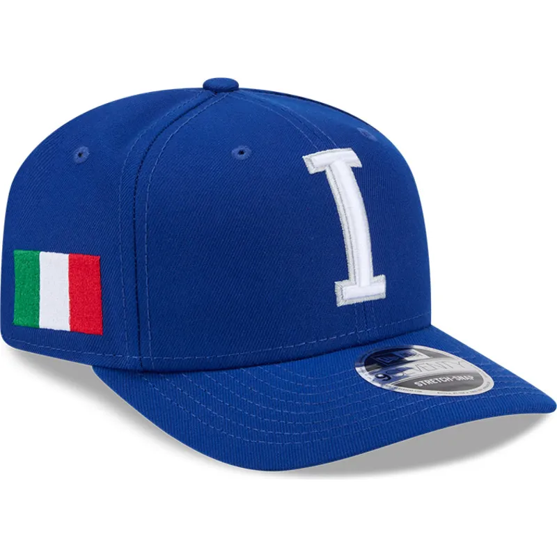 petten-gebogen-blauw-snapback-9seventy-stretch-snap-italy-2026-world-baseball-classic-van-world-baseball-classic-van-new-era