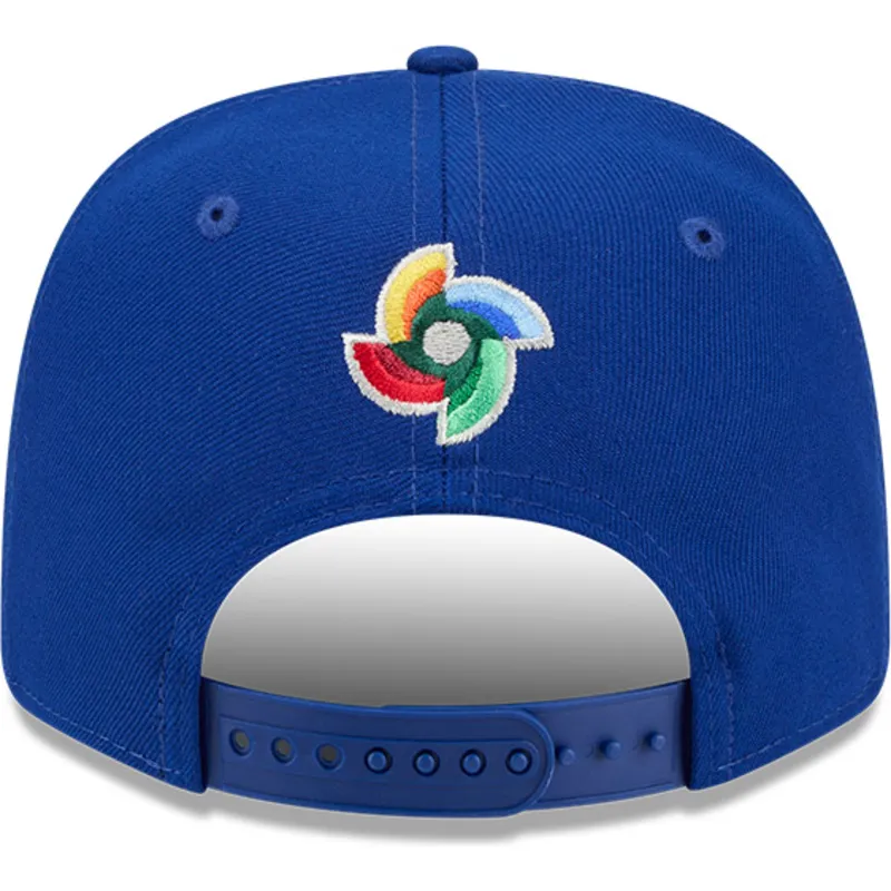 petten-gebogen-blauw-snapback-9seventy-stretch-snap-italy-2026-world-baseball-classic-van-world-baseball-classic-van-new-era