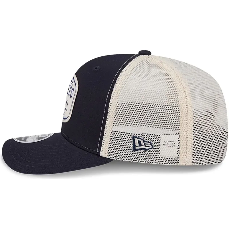 petten-gebogen-marineblauw-snapback-9seventy-stretch-snap-patch-van-new-york-yankees-mlb-van-new-era