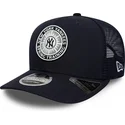 petten-gebogen-marineblauw-snapback-9seventy-stretch-snap-circle-spring-training-van-new-york-yankees-mlb-van-new-era