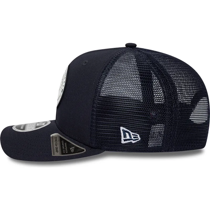 petten-gebogen-marineblauw-snapback-9seventy-stretch-snap-circle-spring-training-van-new-york-yankees-mlb-van-new-era
