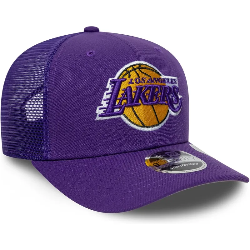 petten-gebogen-paars-snapback-9seventy-stretch-snap-eg-van-los-angeles-lakers-nba-van-new-era