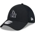 petten-gebogen-zwart-fitted-39thirty-evergreen-neo-van-los-angeles-dodgers-mlb-van-new-era