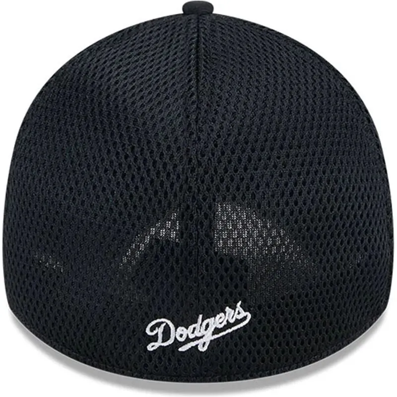 petten-gebogen-zwart-fitted-39thirty-evergreen-neo-van-los-angeles-dodgers-mlb-van-new-era
