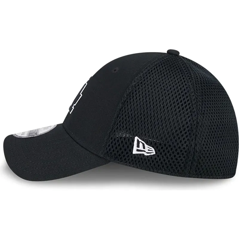 petten-gebogen-zwart-fitted-39thirty-evergreen-neo-van-los-angeles-dodgers-mlb-van-new-era
