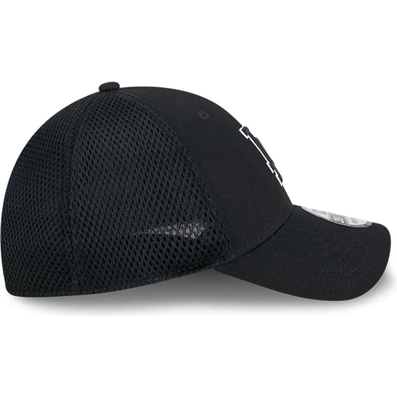 petten-gebogen-zwart-fitted-39thirty-evergreen-neo-van-los-angeles-dodgers-mlb-van-new-era
