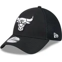 petten-gebogen-zwart-fitted-39thirty-evergreen-neo-van-chicago-bulls-nba-van-new-era