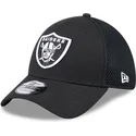 petten-gebogen-zwart-fitted-39thirty-evergreen-neo-van-las-vegas-raiders-nfl-van-new-era