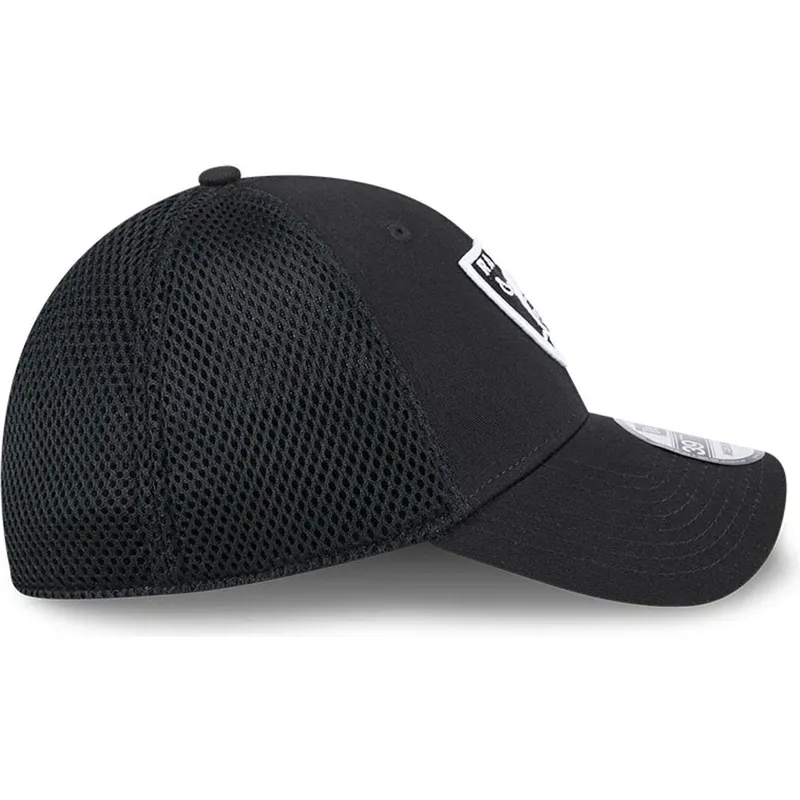 petten-gebogen-zwart-fitted-39thirty-evergreen-neo-van-las-vegas-raiders-nfl-van-new-era