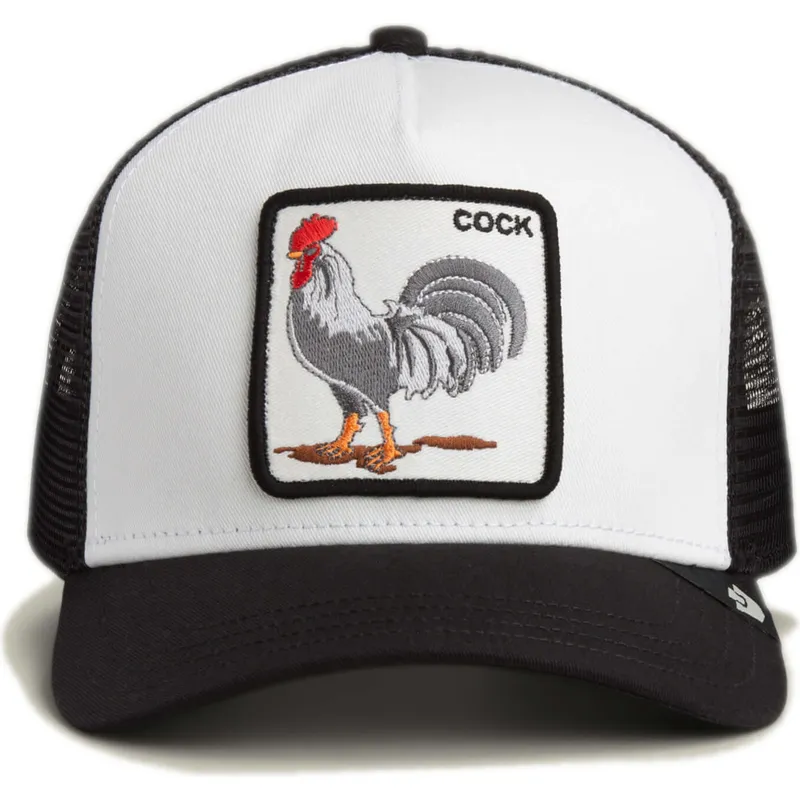 petten-gebogen-zwart-snapback-cock-rooster-the-farm-van-goorin-bros