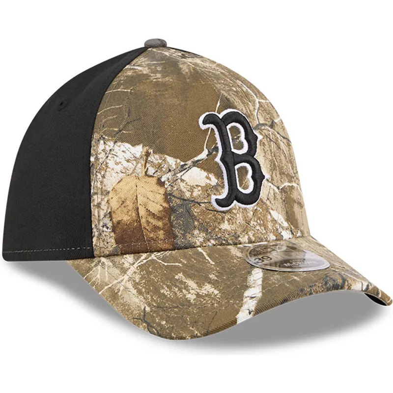 petten-gebogen-camouflage-fitted-39thirty-m-crown-a-frame-realtree-van-boston-red-sox-mlb-van-new-era