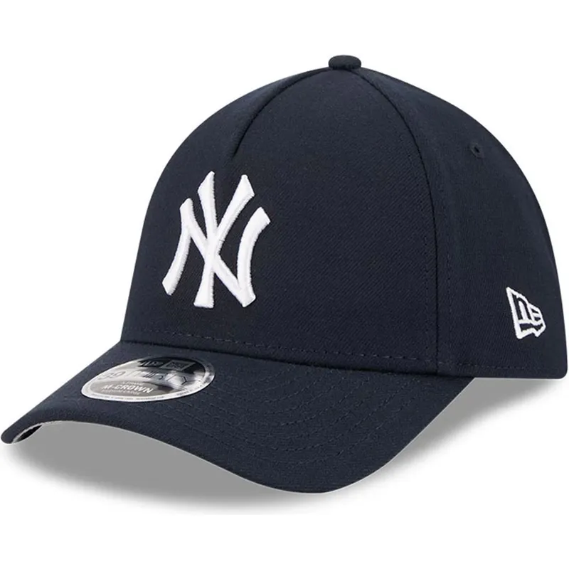 petten-gebogen-marineblauw-fitted-39thirty-m-crown-a-frame-van-new-york-yankees-mlb-van-new-era