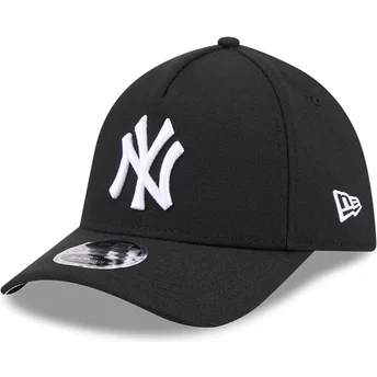 Petten gebogen zwart fitted 39THIRTY M-Crown A Frame van New York Yankees MLB van New Era