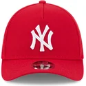 petten-gebogen-rood-fitted-39thirty-m-crown-a-frame-van-new-york-yankees-mlb-van-new-era