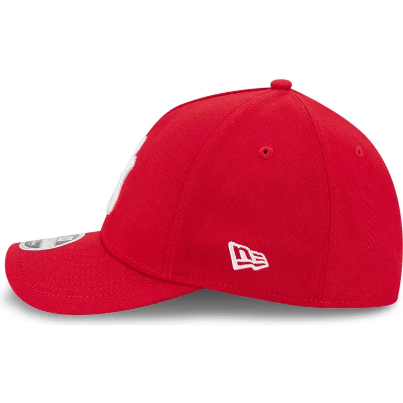 petten-gebogen-rood-fitted-39thirty-m-crown-a-frame-van-new-york-yankees-mlb-van-new-era