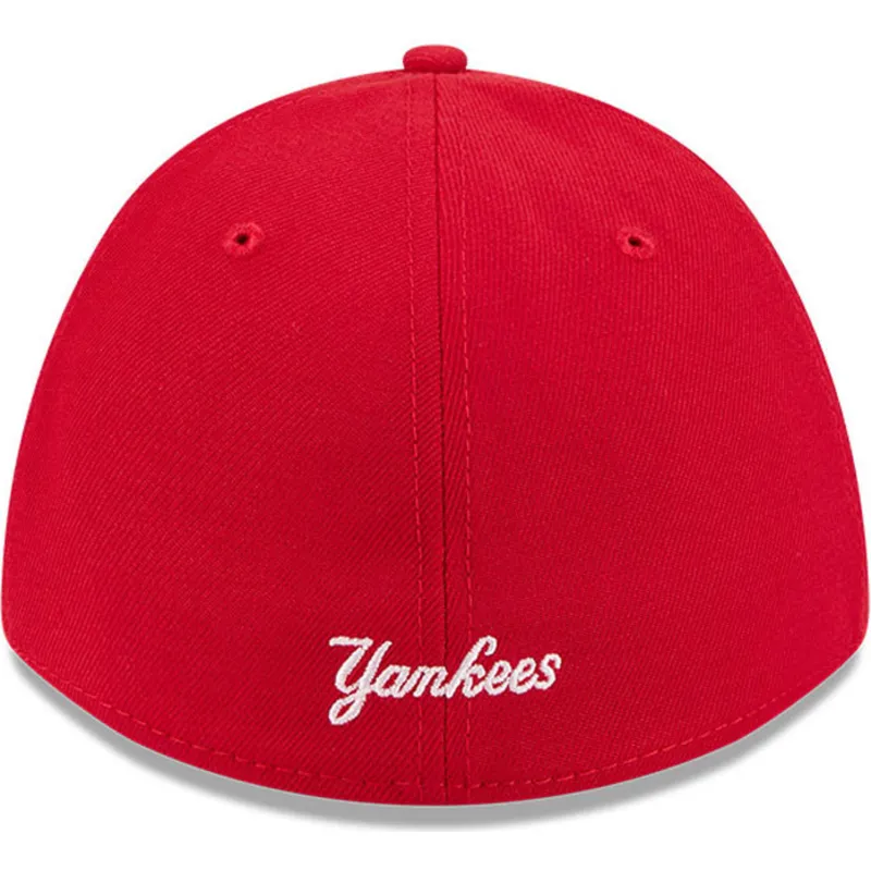 petten-gebogen-rood-fitted-39thirty-m-crown-a-frame-van-new-york-yankees-mlb-van-new-era