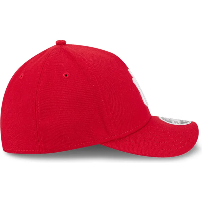 petten-gebogen-rood-fitted-39thirty-m-crown-a-frame-van-new-york-yankees-mlb-van-new-era