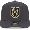 petten-gebogen-grijs-snapback-9seventy-stretch-snap-evergreen-van-vegas-golden-knights-nhl-van-new-era