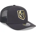 petten-gebogen-grijs-snapback-9seventy-stretch-snap-evergreen-van-vegas-golden-knights-nhl-van-new-era