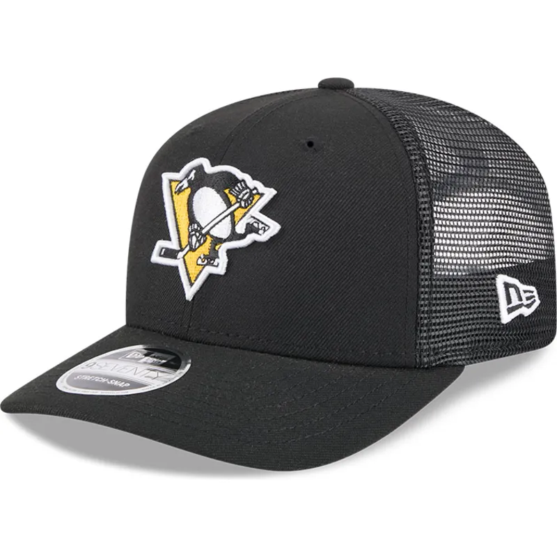 petten-gebogen-zwart-snapback-9seventy-stretch-snap-evergreen-van-pittsburgh-penguins-nhl-van-new-era