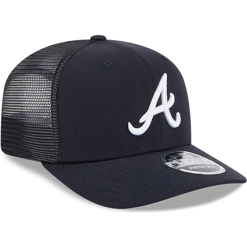 petten-gebogen-marineblauw-snapback-9seventy-stretch-snap-evergreen-van-atlanta-braves-mlb-van-new-era petten-gebogen-marineblauw-snapback-9seventy-stretch-snap-evergreen-van-atlanta-braves-mlb-van-new-era