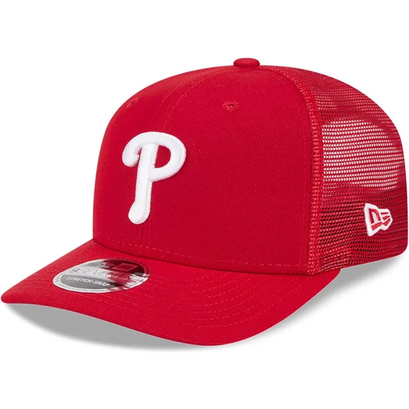 petten-gebogen-rood-snapback-9seventy-stretch-snap-evergreen-van-philadelphia-phillies-mlb-van-new-era