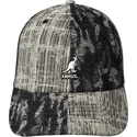 petten-gebogen-zwart-verstelbaar-denim-mashup-black-topstitch-van-kangol
