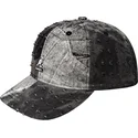 petten-gebogen-zwart-verstelbaar-denim-mashup-black-trompe-l-oeil-van-kangol