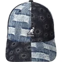 petten-gebogen-blauw-verstelbaar-denim-mashup-blue-picnic-van-kangol