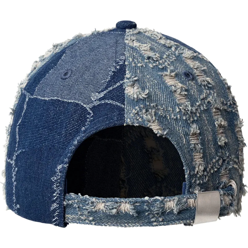petten-gebogen-blauw-verstelbaar-denim-mashup-medium-blue-van-kangol