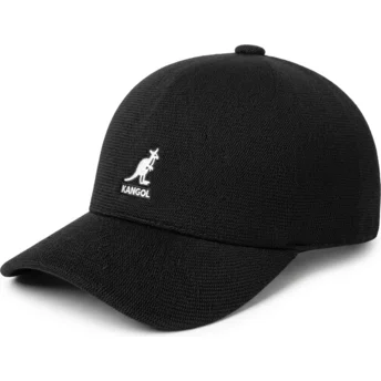 Petten gebogen zwart verstelbaar Bamboo Adj Spacecap van Kangol