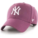 petten-gebogen-rood-snapback-mvp-van-new-york-yankees-mlb-van-47-brand