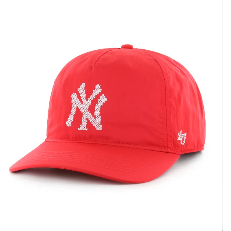 petten-gebogen-rood-snapback-hitch-lc-eight-bit-hero-van-new-york-yankees-mlb-van-47-brand
