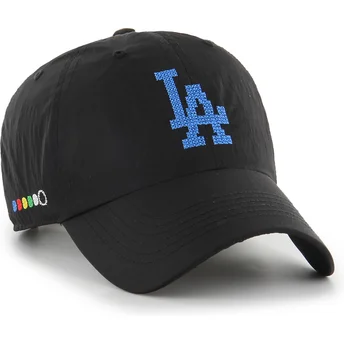 Petten gebogen zwart verstelbaar Clean Up Eight Bit Hero van Los Angeles Dodgers MLB van 47 Brand