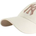petten-gebogen-beige-verstelbaar-clean-up-ballpark-mojave-van-new-york-yankees-mlb-van-47-brand