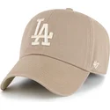 petten-gebogen-bruin-verstelbaar-clean-up-ballpark-cap-carrierbella-van-los-angeles-dodgers-mlb-van-47-brand