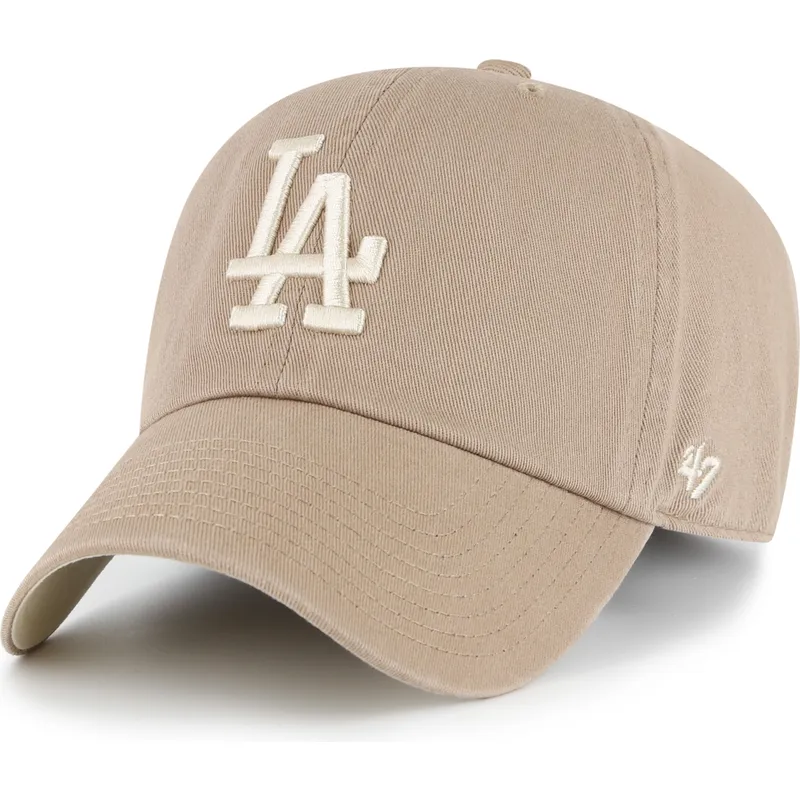 petten-gebogen-bruin-verstelbaar-clean-up-ballpark-cap-carrierbella-van-los-angeles-dodgers-mlb-van-47-brand petten-gebogen-bruin-verstelbaar-clean-up-ballpark-cap-carrierbella-van-los-angeles-dodgers-mlb-van-47-brand