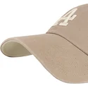 petten-gebogen-bruin-verstelbaar-clean-up-ballpark-cap-carrierbella-van-los-angeles-dodgers-mlb-van-47-brand
