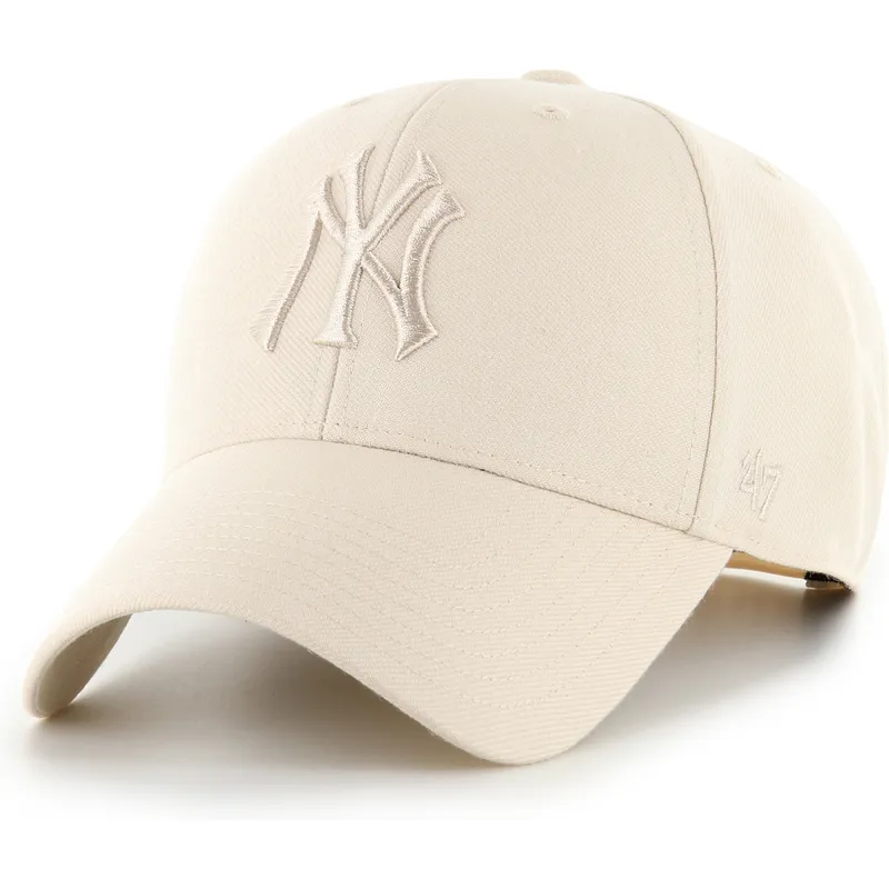petten-gebogen-beige-snapback-mvp-ballpark-van-new-york-yankees-mlb-van-47-brand