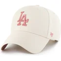 petten-gebogen-beige-snapback-rosa-mvp-ballpark-van-los-angeles-dodgers-mlb-van-47-brand