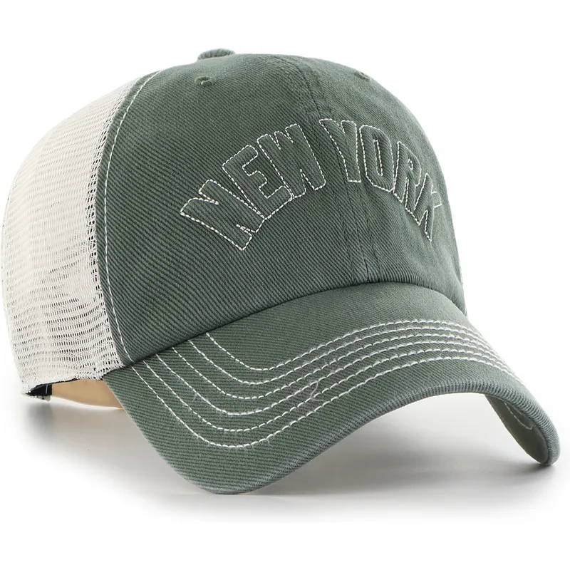 petten-gebogen-groen-snapback-clean-up-trailer-script-mesh-van-new-york-yankees-mlb-van-47-brand