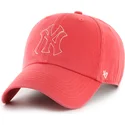 petten-gebogen-rood-verstelbaar-clean-up-trailer-van-new-york-yankees-mlb-van-47-brand