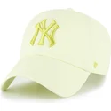 petten-gebogen-geel-verstelbaar-clean-up-no-loop-label-van-new-york-yankees-mlb-van-47-brand