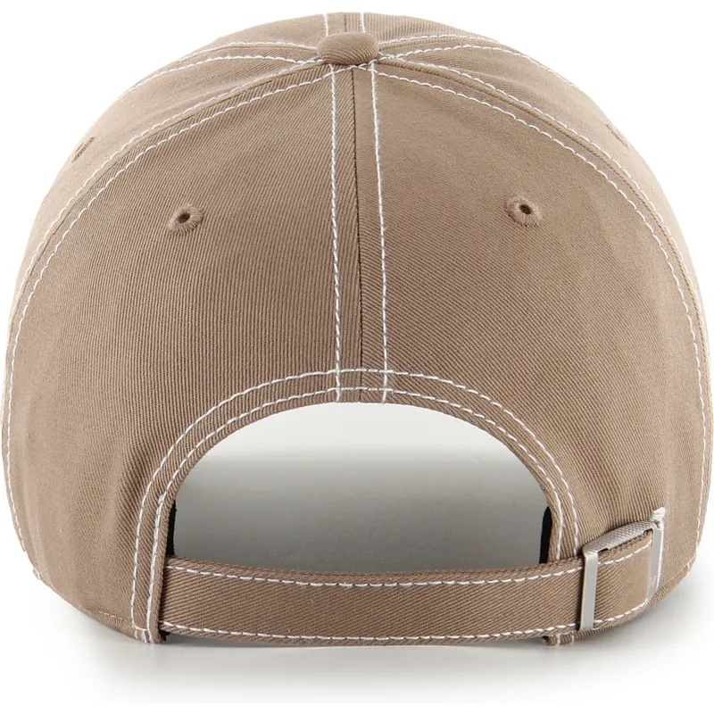 petten-gebogen-bruin-verstelbaar-clean-up-contrast-stitch-van-new-york-yankees-mlb-van-47-brand petten-gebogen-bruin-verstelbaar-clean-up-contrast-stitch-van-new-york-yankees-mlb-van-47-brand