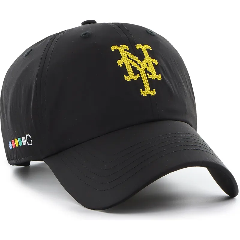 petten-gebogen-zwart-verstelbaar-clean-up-eight-bit-hero-van-new-york-mets-mlb-van-47-brand petten-gebogen-zwart-verstelbaar-clean-up-eight-bit-hero-van-new-york-mets-mlb-van-47-brand
